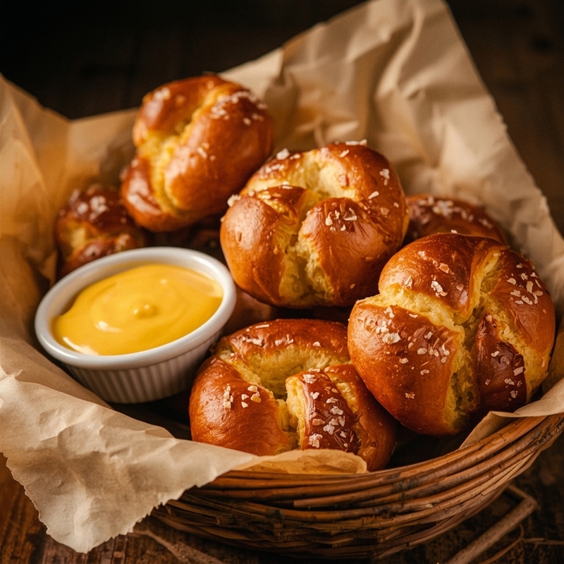 Soft Pretzel Bites + Cheese